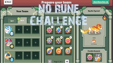 Prodigy Math Game NO RUNE CHALLENGE - INSANELY HARD!!! (Harmony Island)