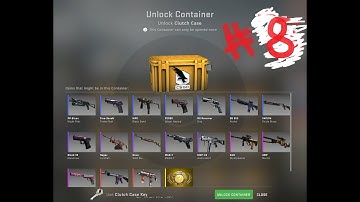 CS:GO Opening csgo case until we get a gold (GLOVES!)(clutch case) part 8