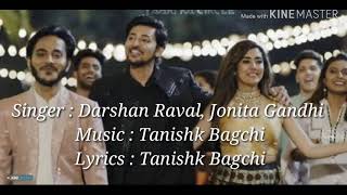 Number 1 yaari hai song  Lyrics, Darshan Raval, jonita Gandhi yaari ka circle lyrics #musicmixlyrics