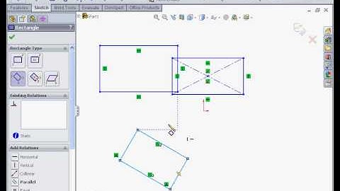 SolidWorks 2010 Tutorials  Rectangle Tool