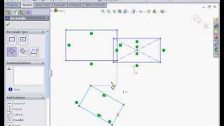 SolidWorks 2010 Tutorials  Rectangle Tool