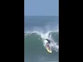 Marcio Grillo getting barrelled whilst SUP surfing in Brazil #shorts