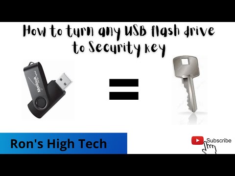 How to turn any USB drive into a security key for windows