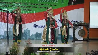 Seni Tari Budaya Malateh Satoor Menyambut Kedatangan Bupati Sampang