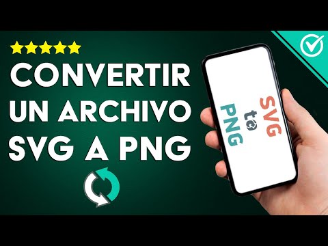 Cómo Convertir una Imagen o Archivo SVG a PNG Transparente Online u Offline