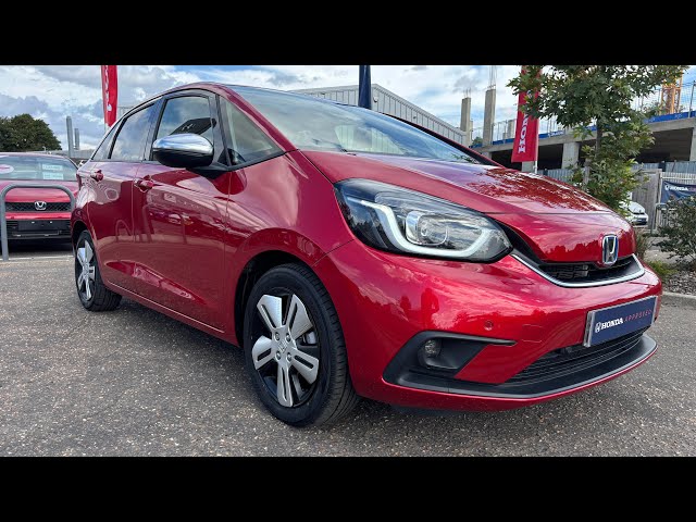 Honda Jazz EX Hybrid in Crystal Red - YouTube