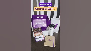 Accenture Welcome Kit 2025 🎁 | What’s Inside? 🤯| #accenture #welcomekit #2025 #shorts