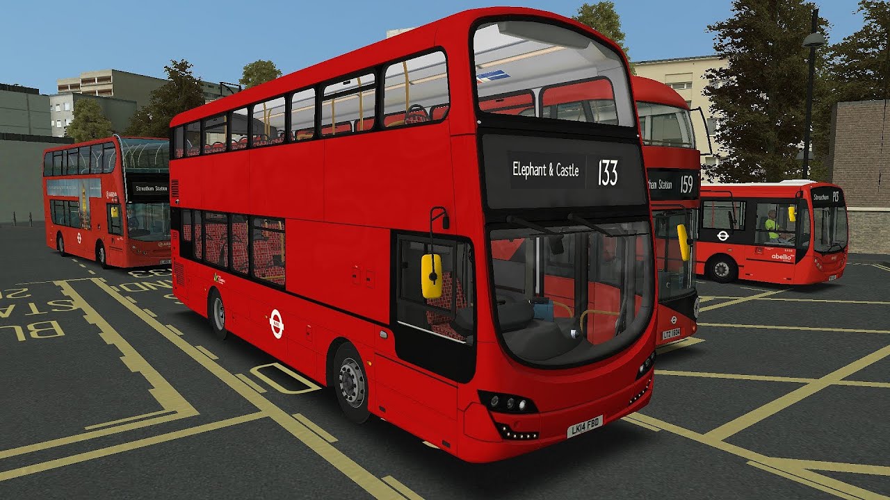 Omsi 2 Addon Masterbus Gen 3 Pack - Route 133 Streatham Bus Station - Elephant Castle (PC)