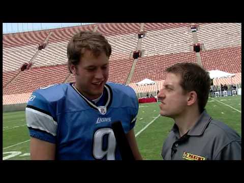 Panini America Interviews Matthew Stafford, Detroit Lions