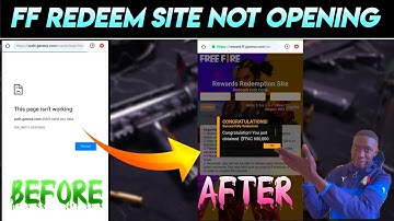 Why not opening ff reward website 1000% solution | FF redeem site not working |