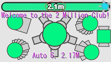 Diep.io - Divine Autovention: The 2 Million Club (Auto 5, Turnaround #31, 2.17M Score)
