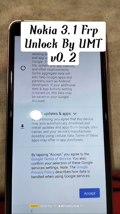Nokia 3.1 Androidone.Frp bypass By UMT mtk 0.2v,||Nokia phone frp ...
