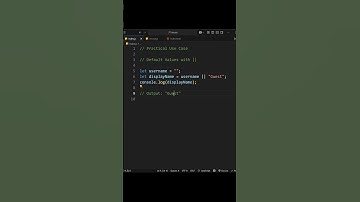 JavaScript || for Default Values 🔄 | Practical Tip Explained | #shorts @abhikacode
