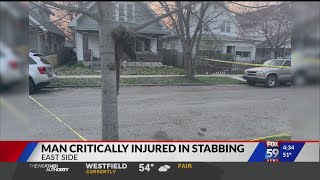 Man critically injured in stabbing