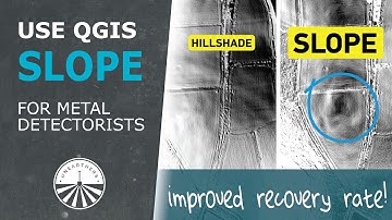 Learn how slope shading can improve your metal detecting recovery rate QGIS | LIDAR | FREE | EASY
