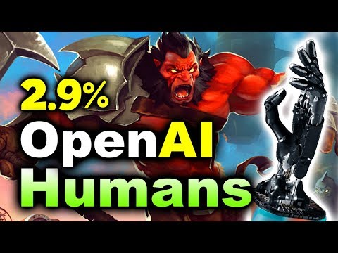 OpenAI vs HUMANS - FINAL SHOWMATCH - 2.9% CHANCE DOTA 2