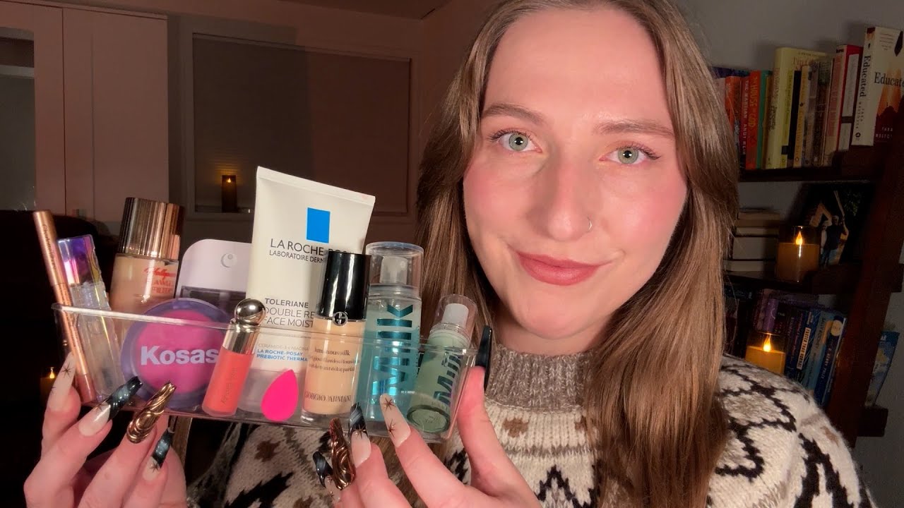 ASMR Sephora Haul 💄 Tapping & Scratching with XL Nails ✨ Makeup, Skincare, Nails