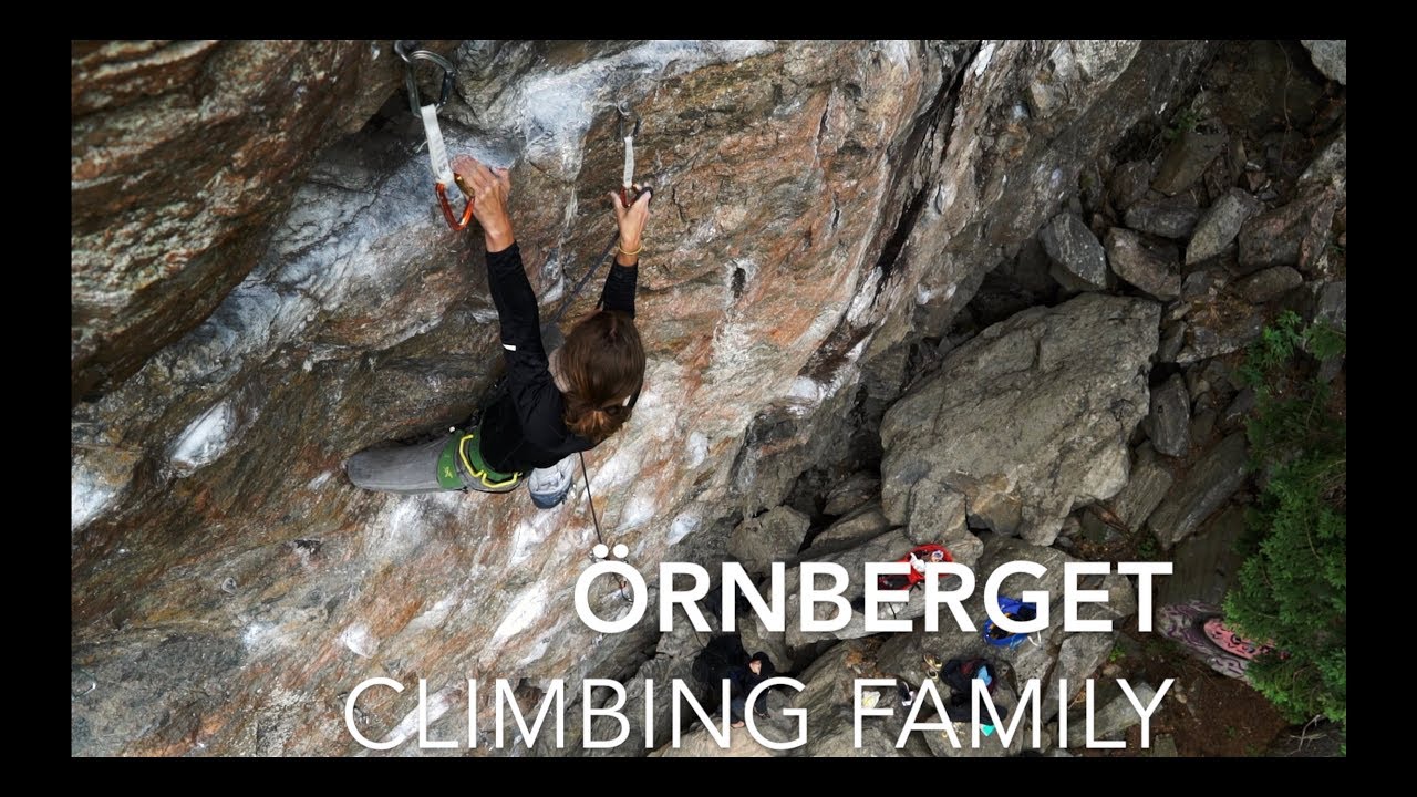 Örnberget climbing Folke is climbing Siddharta 7c