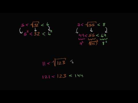 კვადრატული ფესვის მიახლოებით დადგენა