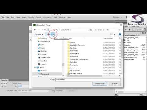 Creating your site root in Dreamweaver - Part 1