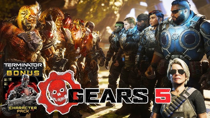 Gears 5 #1 - JOGÃO DE TIRO - Co-op em tela dividida (split screen) (PC) 