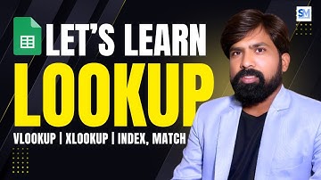Google Sheets Lookup Masterclass | Learn ALL Lookup Functions in One Video