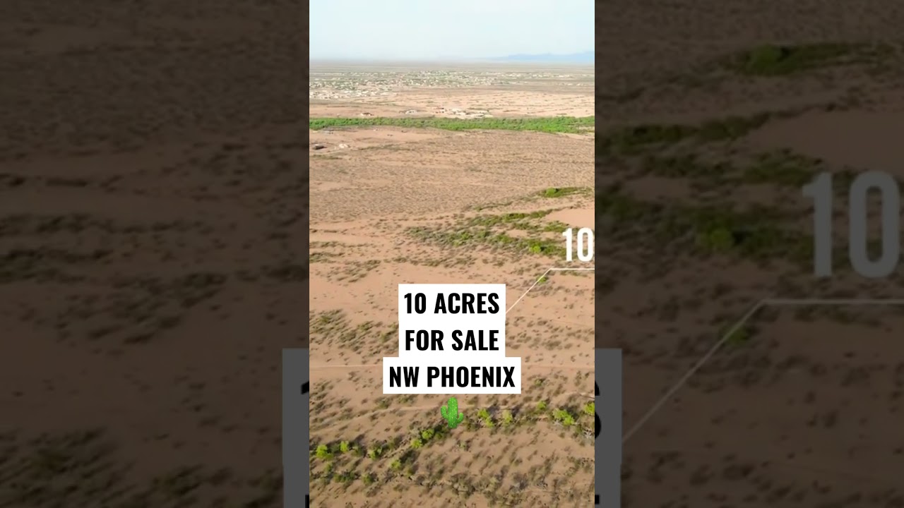 10 Acres in Wittmann, AZ. Full video on my channel 