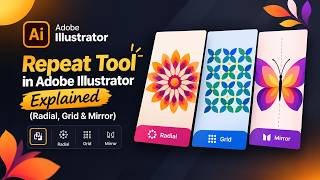Information Repeat Tool in Adobe Illustrator Explained (Radial, Grid & Mirror) Update