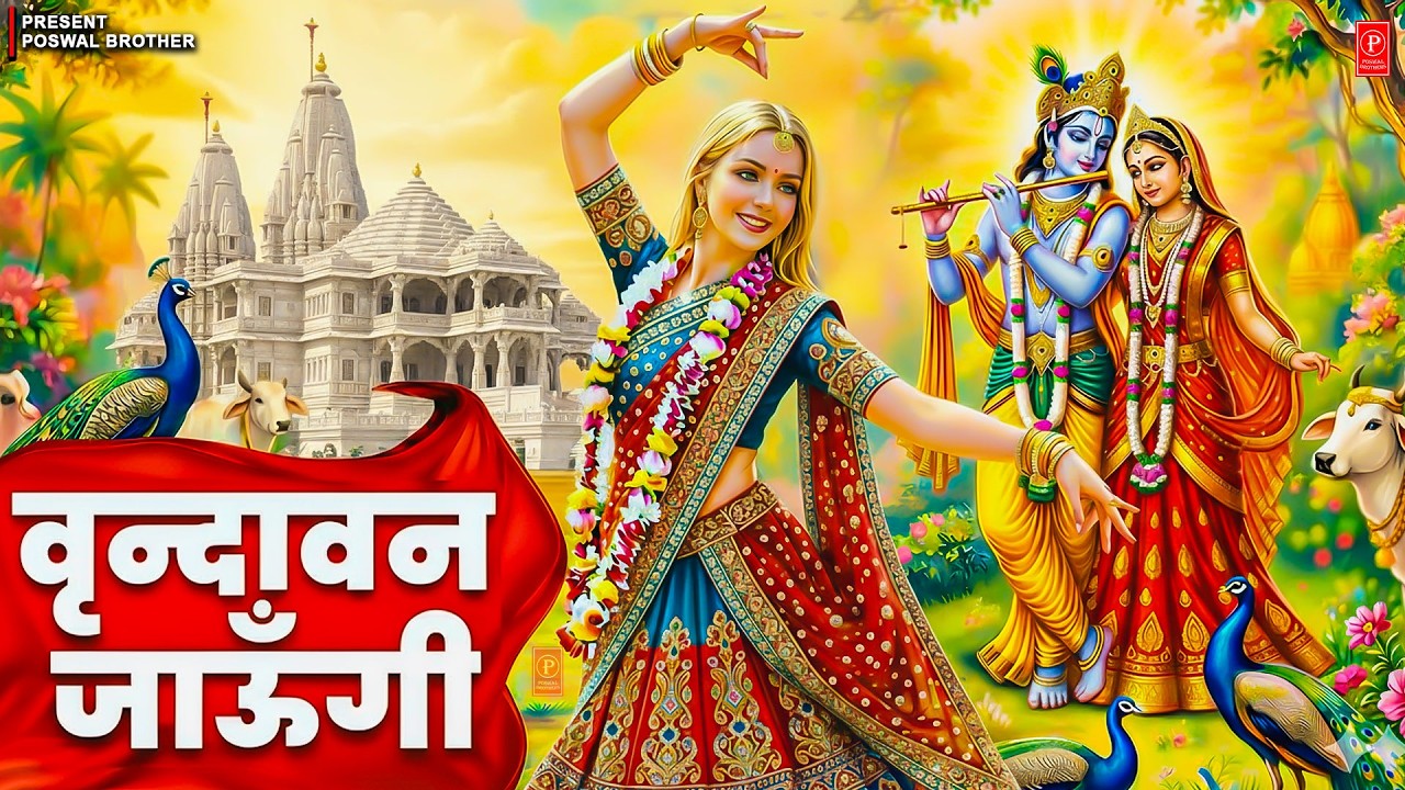 Vrindavan Jaungi | वृन्दावन जाउंगी | मेरे उठे विरह में पीर | Krishna Bhajan 2025 | #krishna #radhe