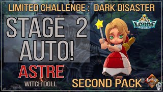 Lords Mobile - Astre Witch Doll Limited Challenge Dark Disaster Stage 2 auto mode second set