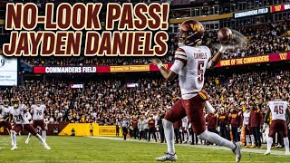 Jayden Daniels throwing a no Look Pass! # Commanders #jaydendaniels #fypyoutube #fypshorts