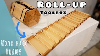 Making A Very Unique Roll-Up Toolbox | Woodworking