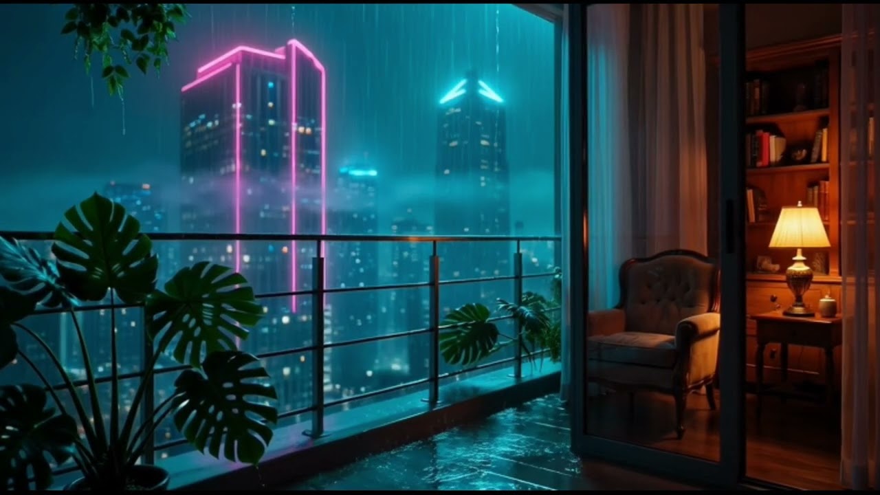 Chill Lofi Hip Hop Mix 🍀 Rainy Night Vibes – Relaxing Beats to Feel Positive & Calm
