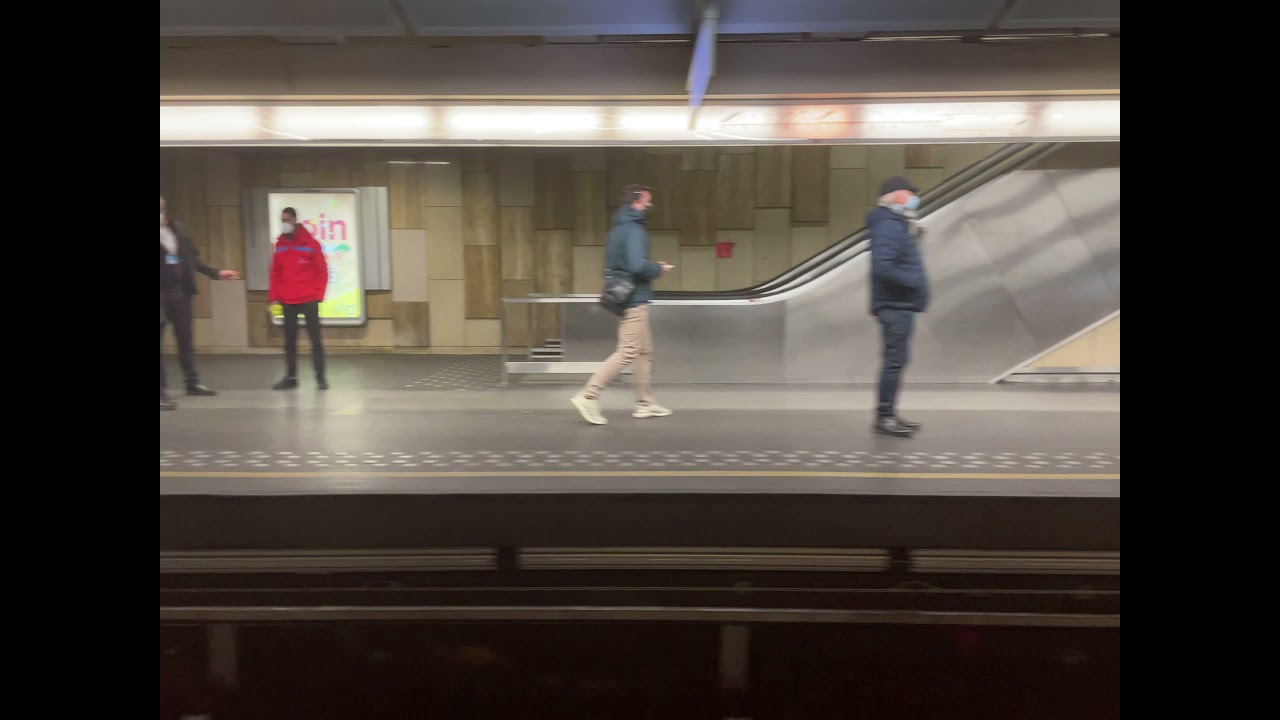 U3 metro | lijn 1| traject opname Stokkel-gare de I’Ouest.