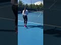 Serena Williams Practice Footage - Australian Open (2021) - Court Level View