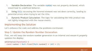 How to Dynamically Change Element Titles on Mouse Over in JavaScript