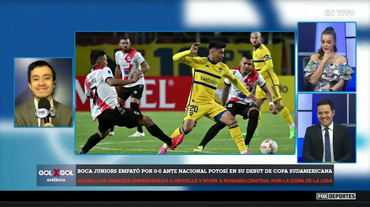 BOCA JUNIORS debutó en la COPA SUDAMERICANA con un empate ante NACIONAL POTOSÍ