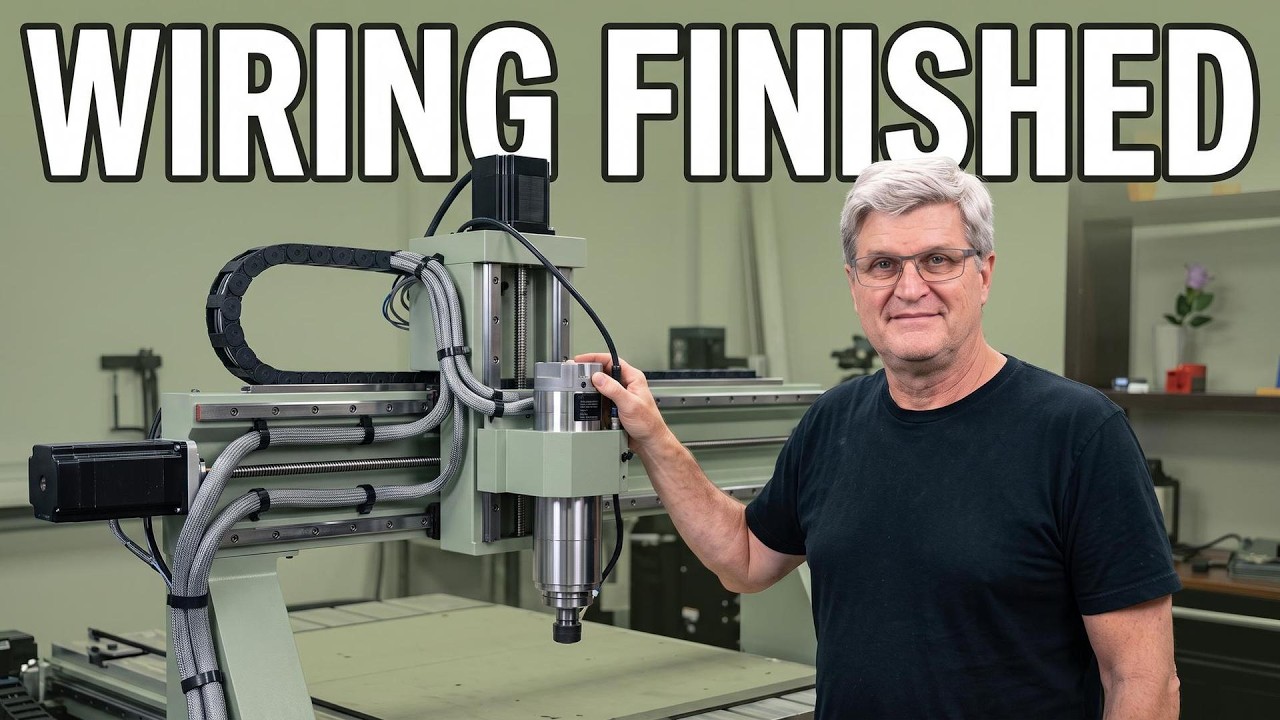 The Final Piece: CNC Spindle Wiring Finished