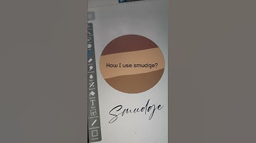 IbisPaintX | How to use smudge tool? #SHORTS