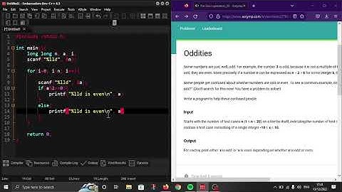 "Oddities" in C programming language. #Eolymp problem  6199.
