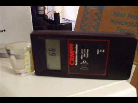 Radioactivity of Water, using Geiger Counter and Microwave - YouTube
