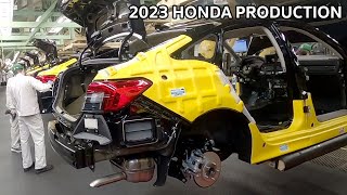 All New 2023 Honda CR-V Hybrid and Honda Civic Manufacturing Plant