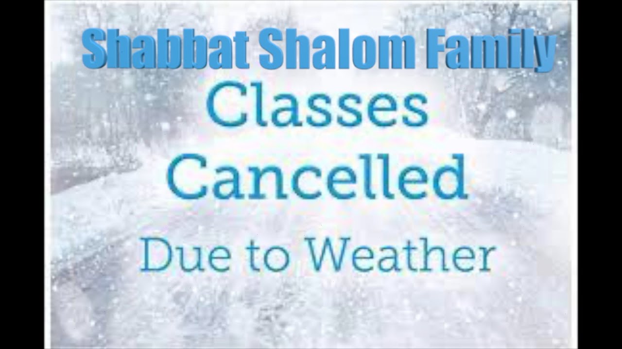 Class Cancelled Due to Weather - YouTube