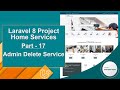 Laravel 8 Project Home Services - Admin Delete Service