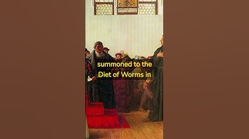 Martin Luther appears before the Diet of Worms