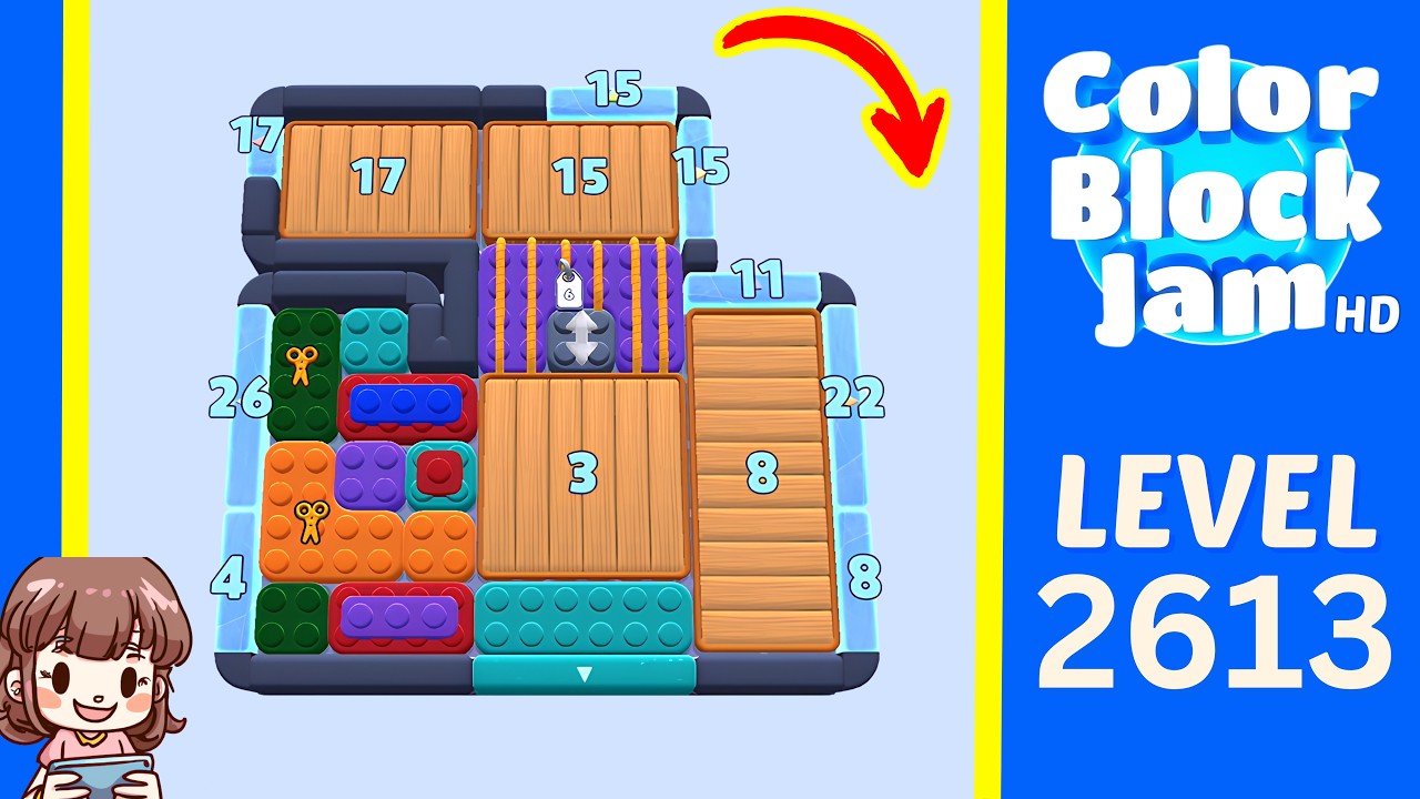 Color Block Jam Level 1681 (2613) Solution Walkthrough - YouTube