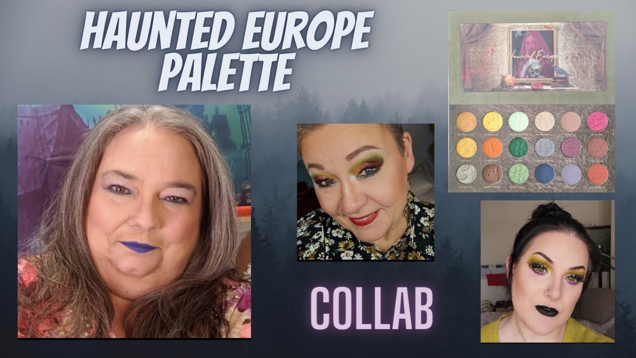 Collab with Notyourbasicsteph and Makeupbymarina | Haunted Europe palette by Nomad Cosmetics!