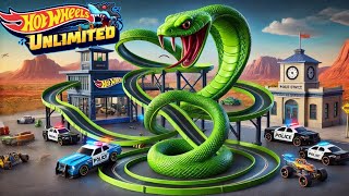Hotwheels Unlimited : "Serpent Strike: Police Chase Loop Track Adventure! And Track Builder screenshot 3