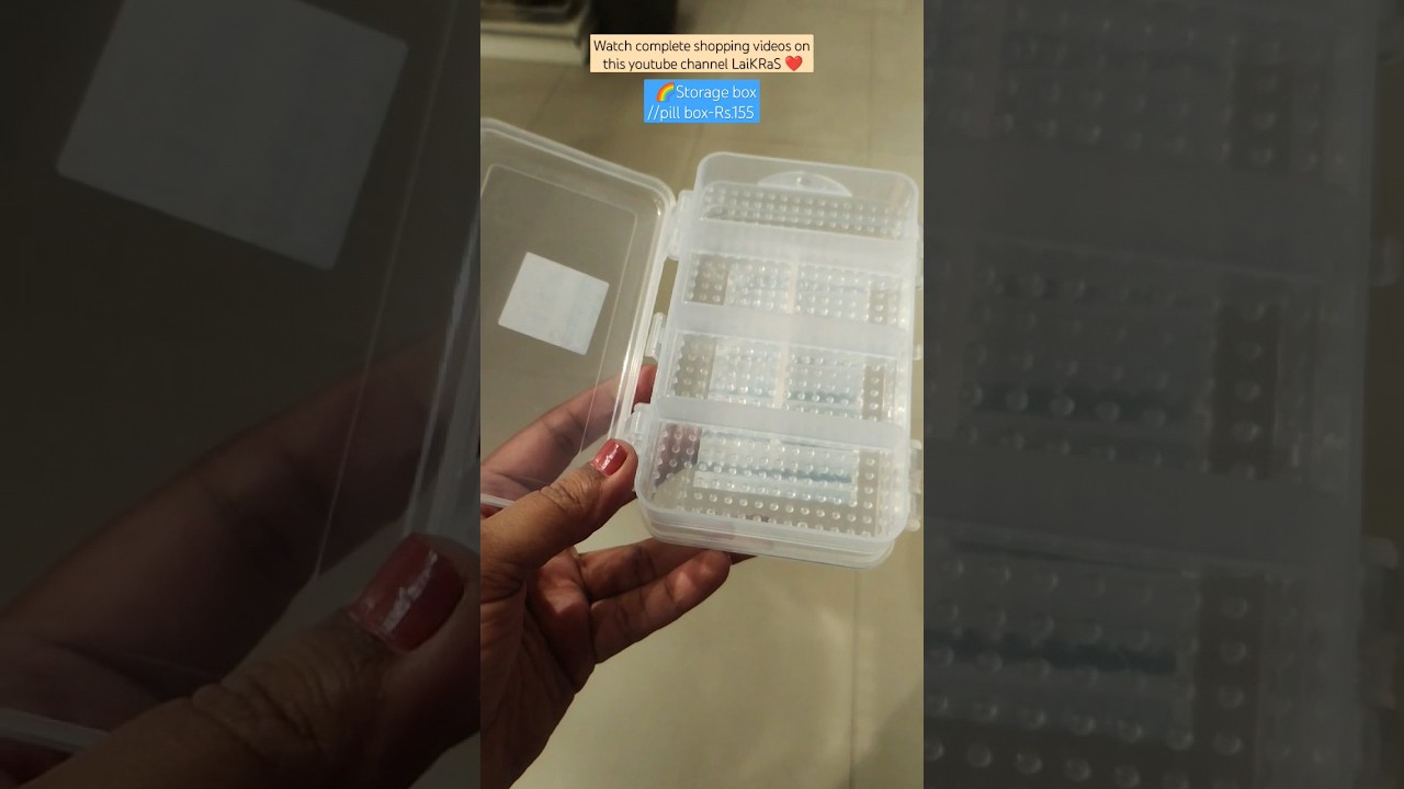 🌈Storage Container💊💊Pills Container//For Rs.150/-👌//
