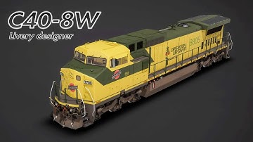 C40-8W (TSW2/ PS4) C&NW on livery designer - Time Elapse